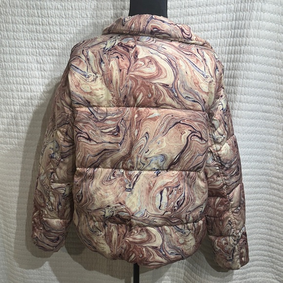 Scotch & Soda Marbleized Puffer Jacket MSRP $225 Size Large - Picture 6 of 7